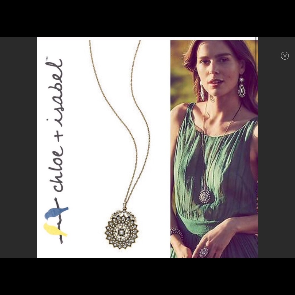 Chloe + Isabel Starburst and Seed Pearl Pendent